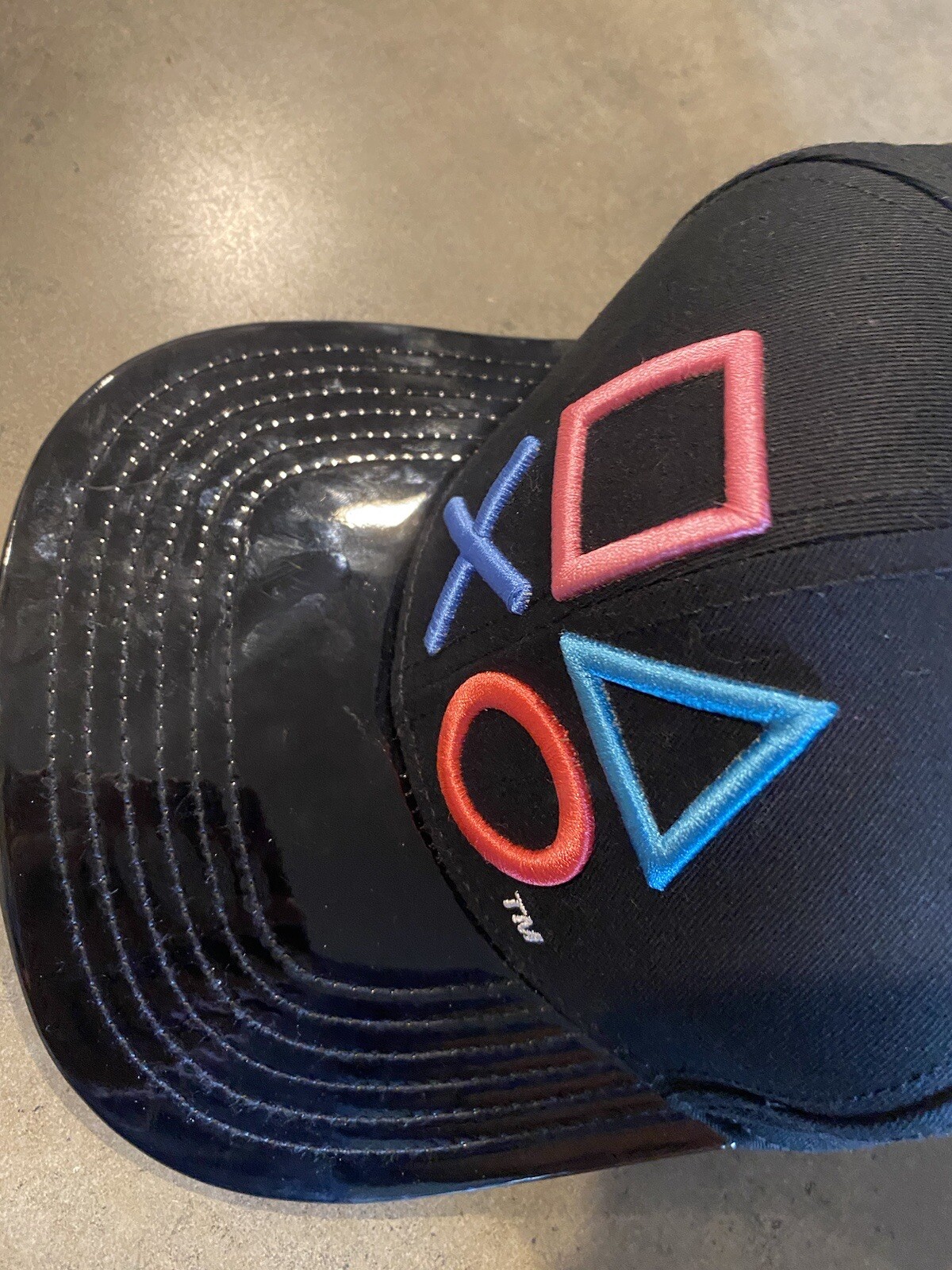 Playstation Controller Button Snapback Hat Faux L… - image 7