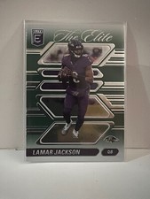 2024 Panini Donruss Elite The Elite Lamar Jackson #10 Green Parallel Ravens