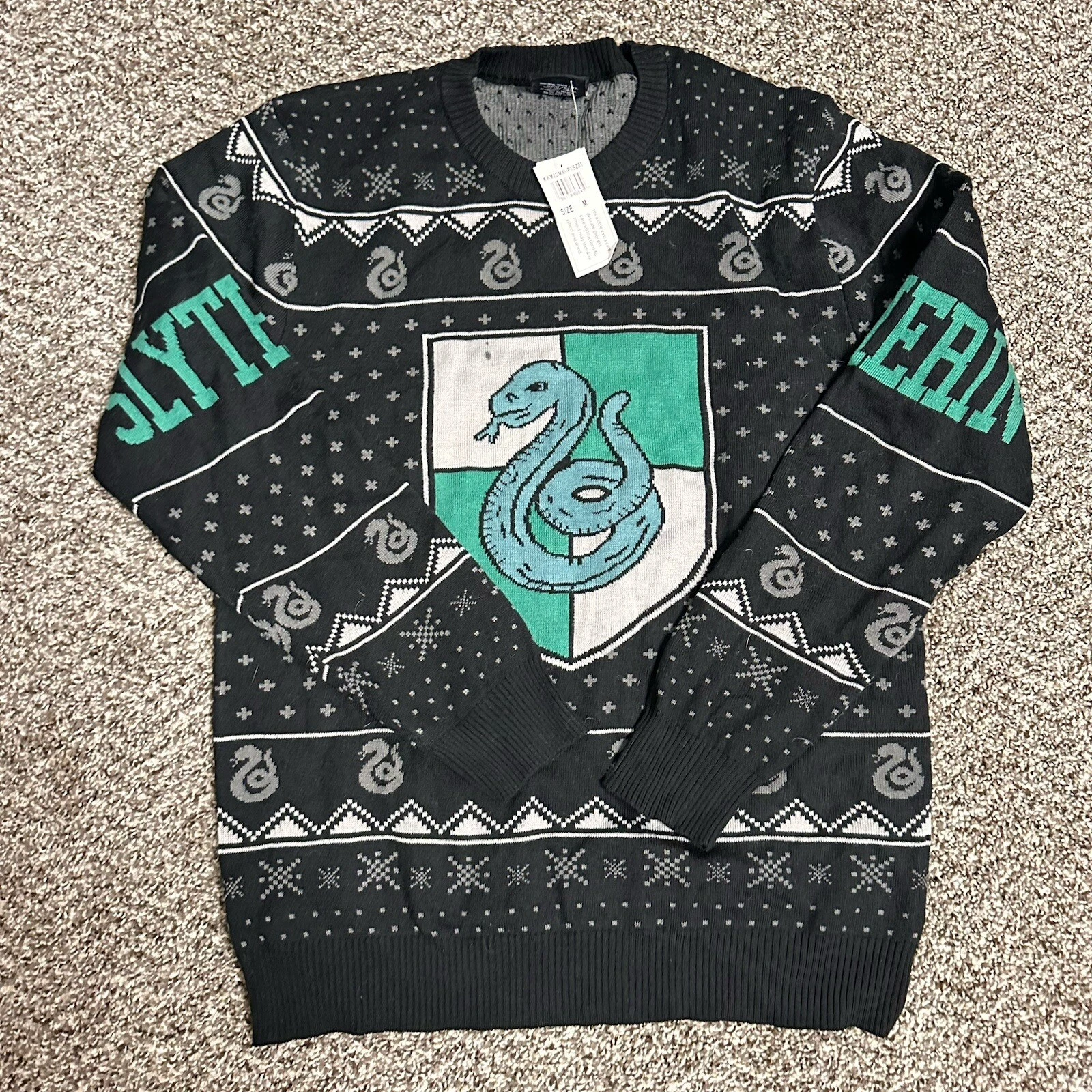 Harry Potter Men's House Crests Ugly Christmas Sweater