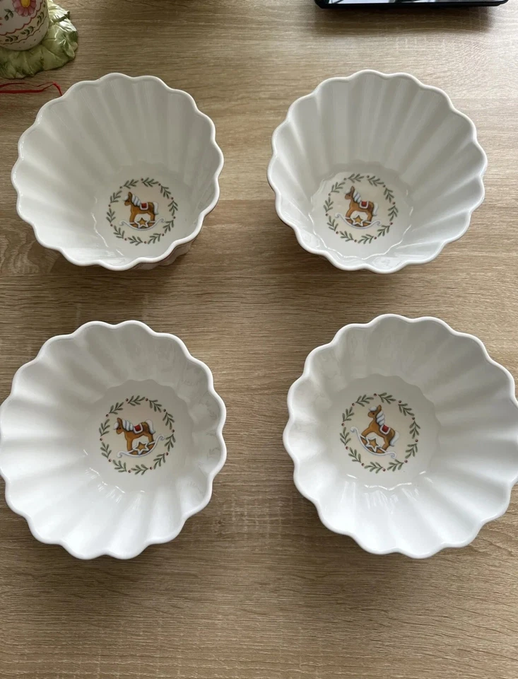 villeroy boch Winter Bakery Delight Bol, pain d'épices 4 Pièces - Photo 1/4