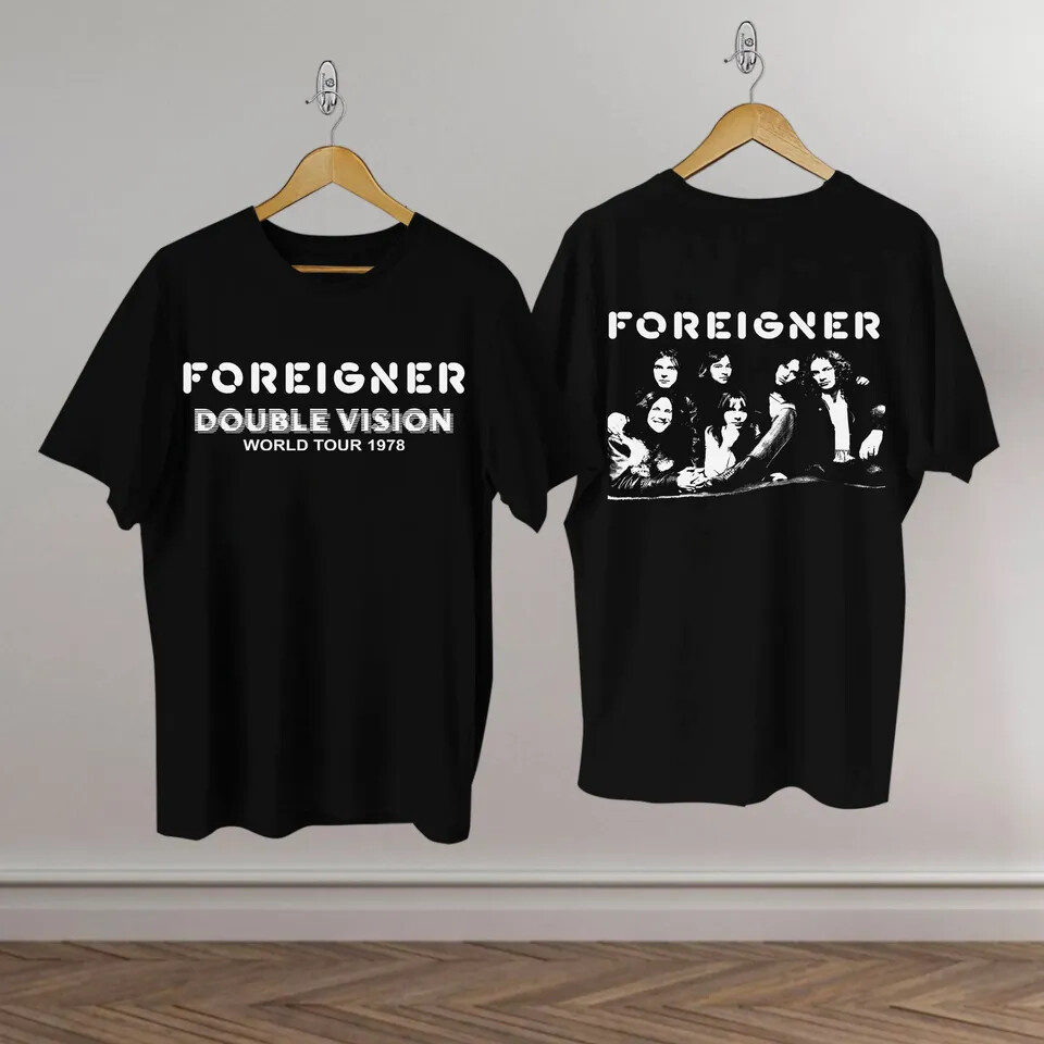 Vintage 1978 Foreigner Double Vision World Tour Band T-shirt