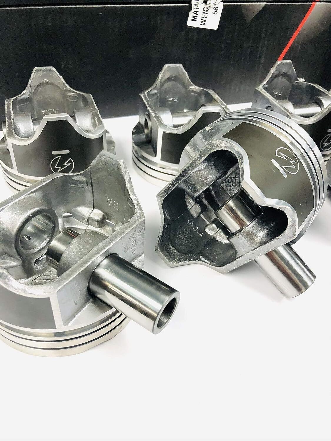 SPEED PRO Hypereutectic Flat Top Pistons/8+CAST Rings for Chrysler