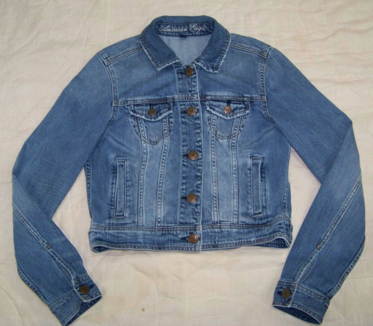 AMERICAN EAGLE OUTFITTERS デニムジャケット M American Eagle Outfitters Denim Jacket - M (See Measurements