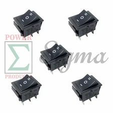 5PCS Maintained 6-Pin On-Off Switch KCD4 16A 250VAC 20AMP 125VAC