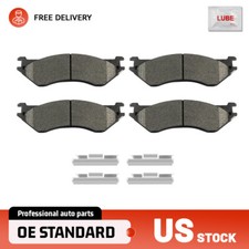 Rear Ceramic Brake Pads Set for 2006-2008 Dodge Ram 1500 2001-2008 Ram 2500 3500