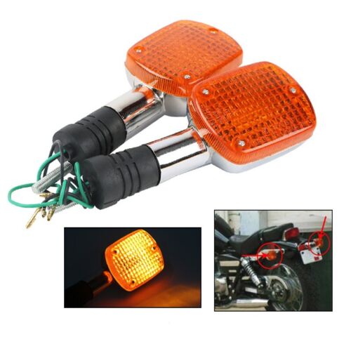 Luz indicadora de señal de giro trasera 12v para motocicleta Honda Shadow VT600 VTX1300 - Imagen 2 de 9