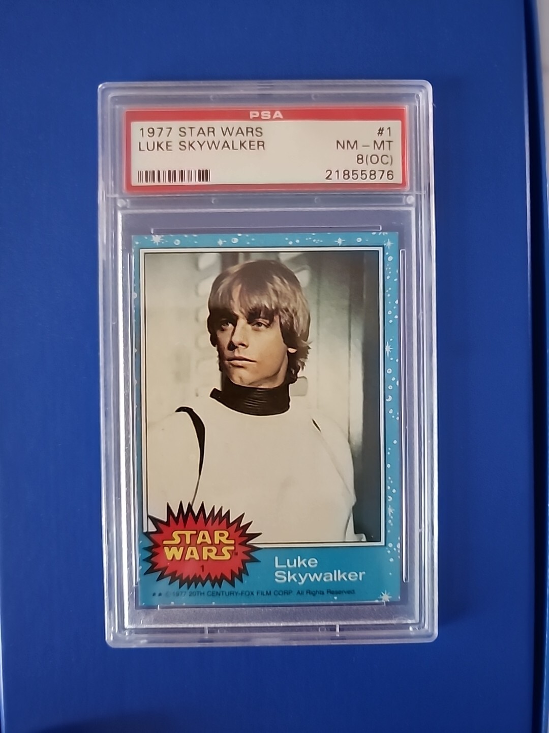 1977 Topps Star Wars #1 Luke Skywalker PSA 8 NM-MT