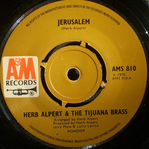 Herb Alpert & The Tijuana Brass Jerusalem / Strike Up The Band (Vinyl