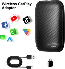 for Cars YouTube Netflix Wireless CarPlay Adapter Android AI Box Converts Wired