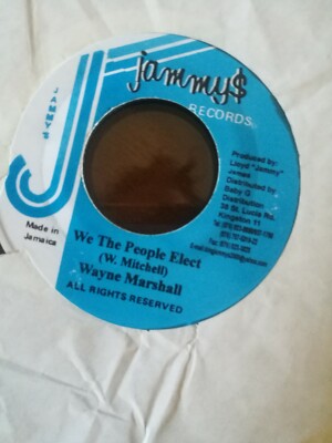 7'' WAYNE MARSHALL / WE THE PEOPLE ELECT / JAMMYS RECORDS / REGGAE / DANCEHALLL