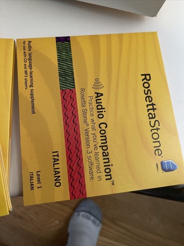 Rosetta Stone Italian Levels 1, 2, 3 Version 3 , No Headset And Cd-rom (4) - Picture 6 of 11