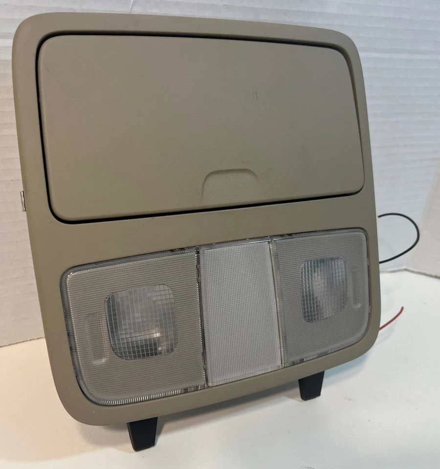 07-10 OEM Hyundai Elantra techo central delantero cúpula luz lámpara beige Foto 3 de 4