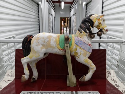 Antique Cast Aluminum Horse Carousel Village at Indian Walk Wrightstown, PA USA
