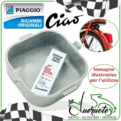 SCATOLA PORTA ATTREZZI GRIGIA PER PIAGGIO CIAO 50 A PRIMA SERIE POSTERIORE REAR