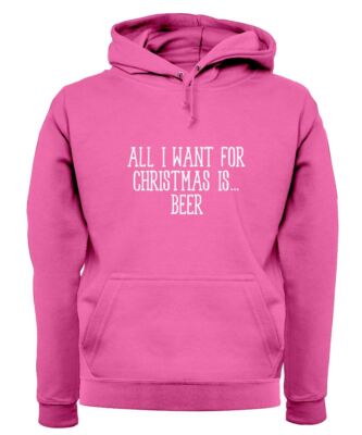 All I Want For Christmas Is Beer - Hoodie/Pullover für Erwachsene - lustiges Bier Ale