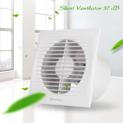 6'' Wall-Mounted Exhaust Fan Silent Ventilation Extractor For Toilet Kitchen Vent