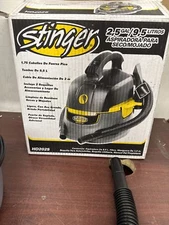 Stinger 2.5 Gallon 1.75 Peak HP Small Shop Vacuum Wet Dry Vac with Filter Bag