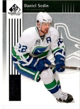 Daniel Sedin Vancouver Canucks 2011-12 SP Game Used Hockey 92