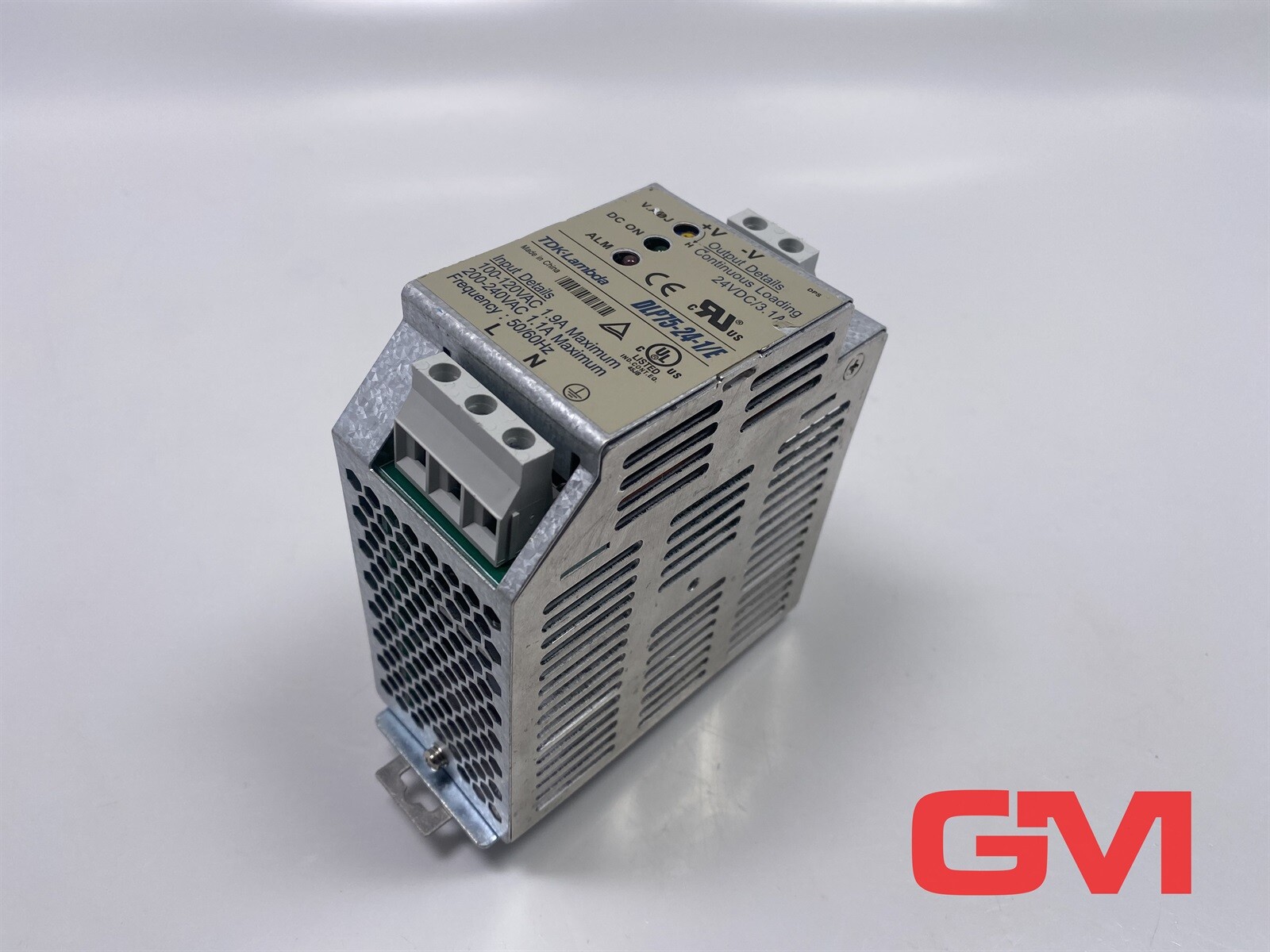 Tdk-Lambda Din Rail Power Supply Dlp75-24-1/E 24V Dc 3.1A 75W