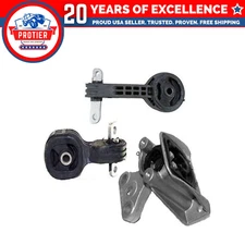Fits 2006-2010 Honda Civic 1.8L Torque Strut & Trans Mount Set for AUTO 3PCS :
