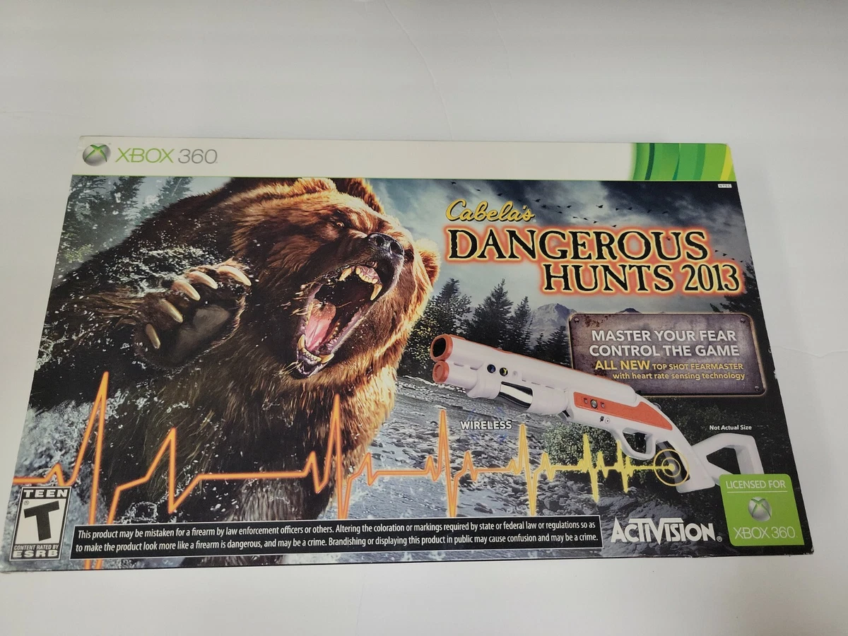 Xbox 360 Cabela s Dangerous Hunts 2013 Top Shot Fearmaster