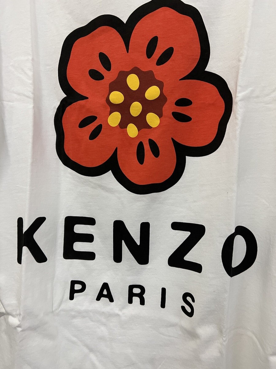 美品 XL サイズ KENZO PARIS BOKE FLOWER Tシャツ KENZO Paris Mens Boke Flower Short Sleeve Logo Tee T Shirt