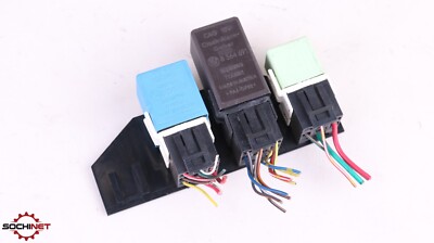 BMW E36 Z3 Headlight High Beam Relay Fuse Set OEM