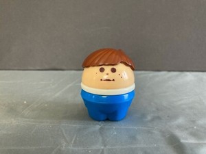 Little Tikes Toddle Tot Freckles School Boy Brown Hair Blue Pants Waffle Bottom