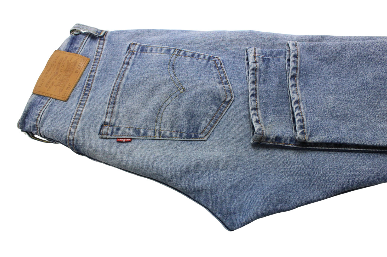 Levi's 512 Premium Big E Jeans Mens W32/L32 Slim Tapered Fit Warm Whiskers thumbnail 5