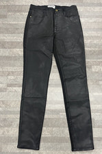 New FRAME Women's High Rise Skinny Coated Pants Size: 27