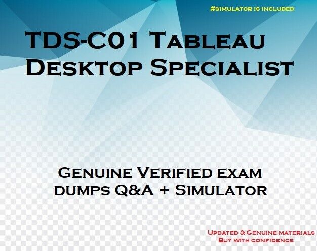 TDS-C01 Tableau Desktop Specialist exam dumps and simulator TDS-C01 Tableau Desktop Specialist exam dumps and simulator
