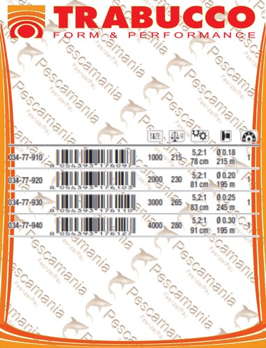 Mulinello Trabucco HYDRUS RD 2000 spinning bolo match fishing Feeder - Foto 3 di 3