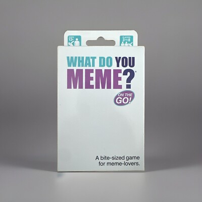 What Do You Meme? Party Game For Meme Lovers Complete Basic one the Go!