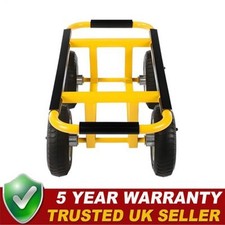 Heavy Duty Dolly Trolley Removal Cart 20.5Cm Pneumatic Wheels, 540Kg Load Cap
