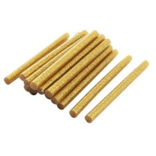 20pcs Glitter Gold Tone Hot Melt Glue Adhesive Sticks 7x100mm for Soldering Iron 0.36 per stick