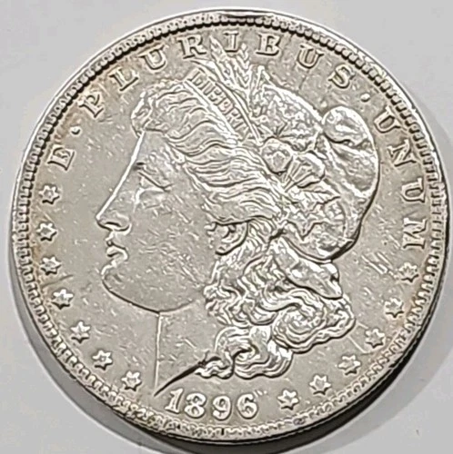 1896 O Morgan silver dollar Key Date AU-BU