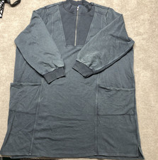 Terra & Sky 1/2 Zip Sweatshirt Dress 4X Pockets Gray Tunic Long Sleeve Pullover