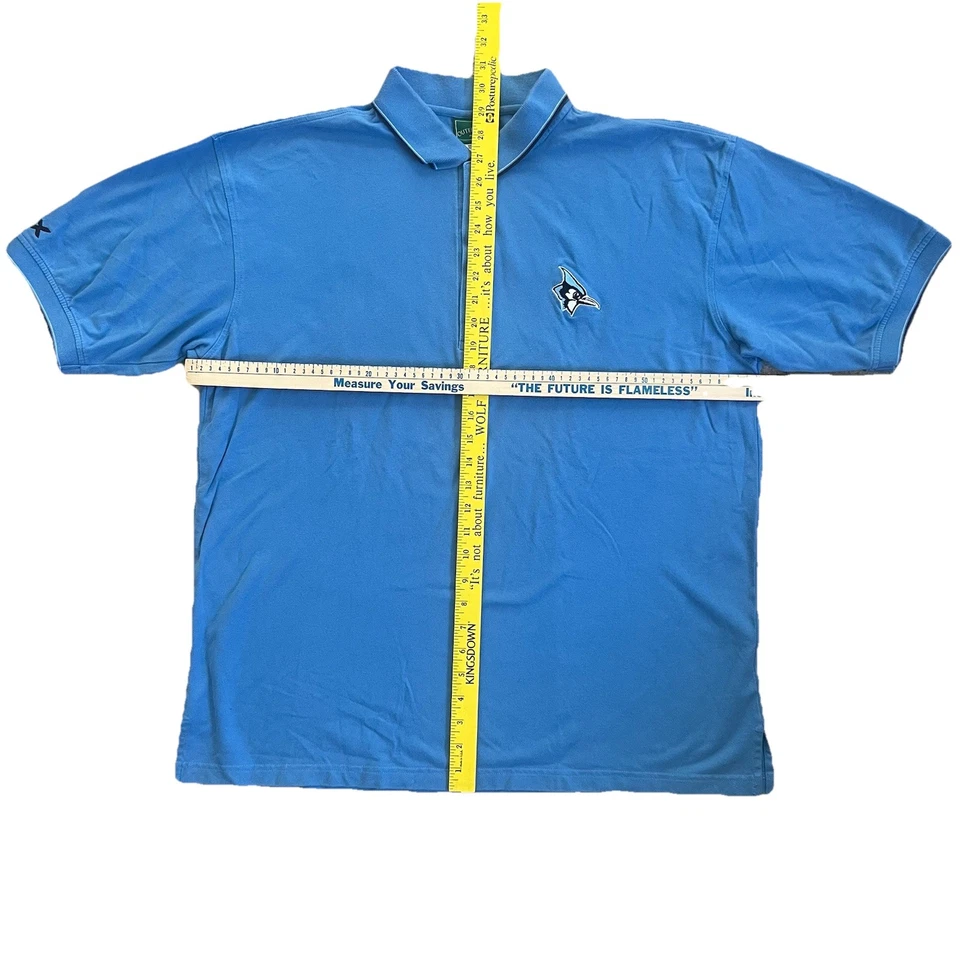 Camisa polo Outer Banks Johns Hopkins Blue Jays para hombre XL STX azul lacrosse Foto 3 de 4