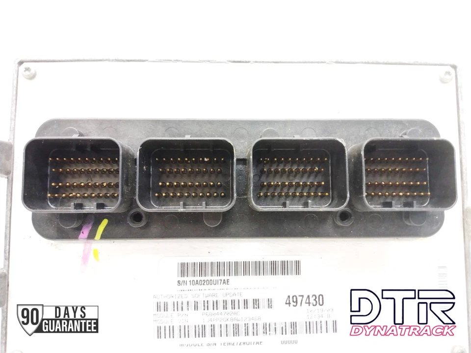 Jeep Liberty Dodge Nitro 3.7L Programmed 2010 ECM PCM Engine Module 68044702AC Foto 3 de 4