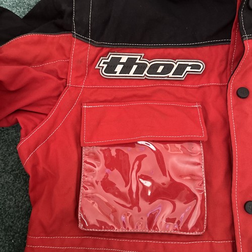 Thor MX Phase Jacket Mens XL Motocross Motorcycle Riding Racing Gear Red - Picture 2 of 11