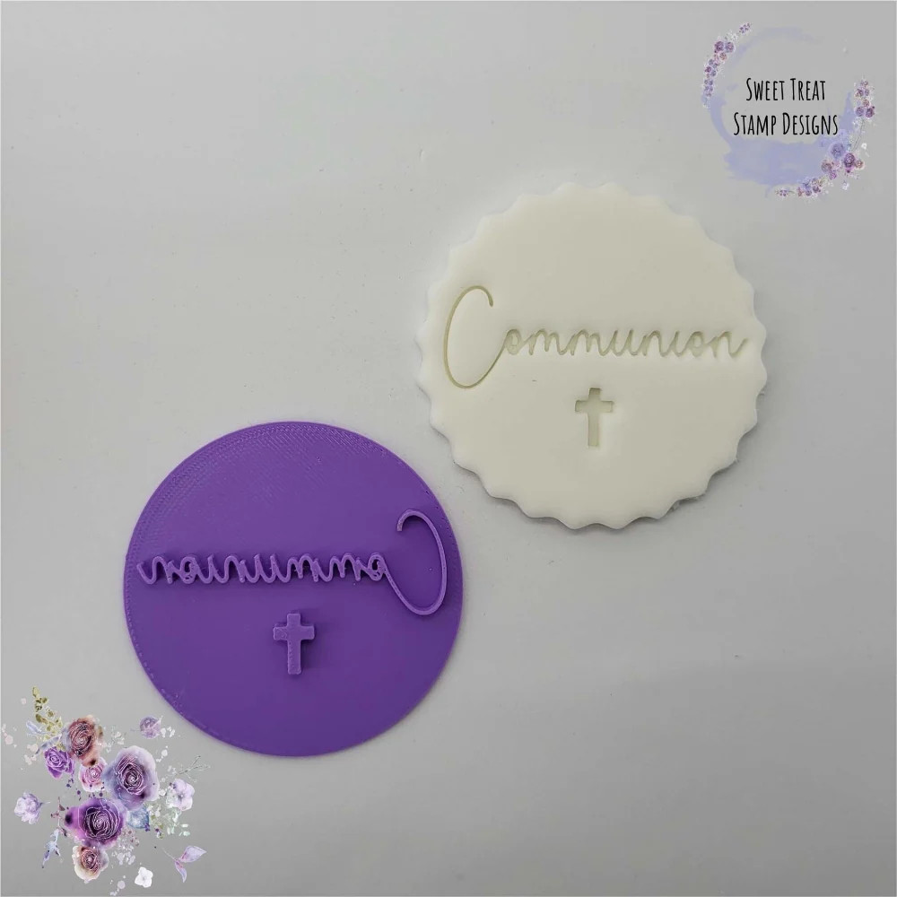 Communion Cupcake & Cookie Embossing Stamp