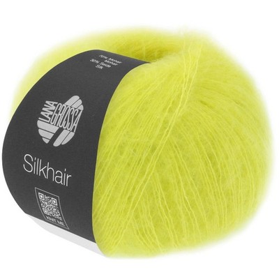 Wolle Kreativ! Lana Grossa - Silkhair - Fb. 185 grüngelb 25 g