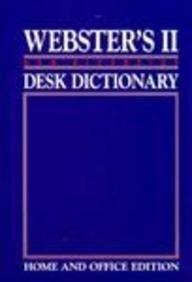 Websters II New Riverside Desk Dictionary | Buch | Zustand gut