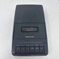 Radio Shack AC DC Portable Cassette Tape Player Recorder CTR-102 Read Not Tested