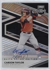 2020 Panini Elite Extra Edition Signatures Carson Taylor #137 Auto 0a6