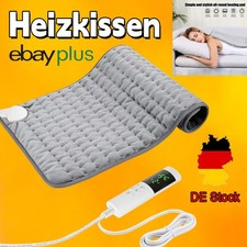 Heizkissen Wärmekissen elektrisch 60x30/80x40/60x90cm Heizdecke flauschig weich
