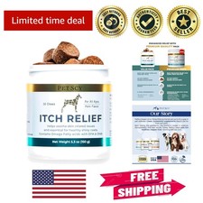Effective Itchy Skin Treatment for Dogs Omega 3 Chews in Delicious Pork Flavor