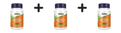 3 x Now Foods Milk Thistle Extract 300mg (50 vcaps) (210,47 EUR/kg)