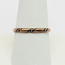 Silpada Sterling Silver Rope Twist Stackable Band Ring ~ Size 9