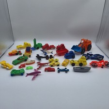 Konvolut 70/80er Kunststoff Autos LKW, Baustellenfahrzeug Ersatzteile Defekt 